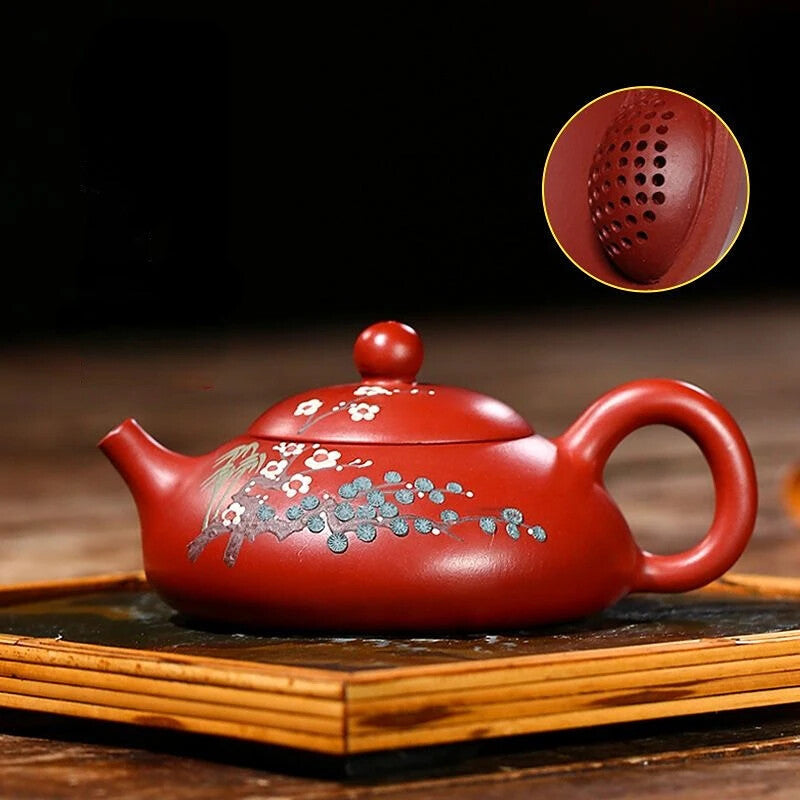 170ml Small Capacity Yixing Purple Clay TeaPot Ball Hole Filter Kettle Tea Sets
