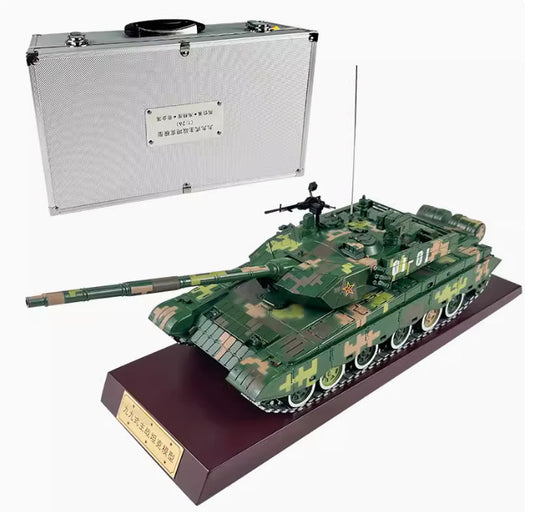 1:26 42CM China Army Type 99 Main Battle Tanks Diecast Vehicles Armor Model