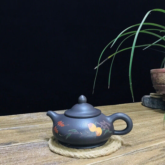 vintage chinese yixing purple clay teapot zisha ceremony teaware collection rare