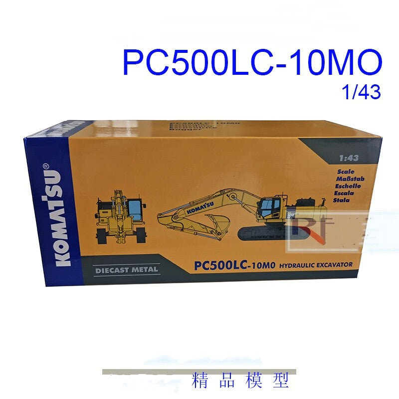 1:43 PC500LC-10MO Excavator Contruction Machine Equipment Diecast Metal Model