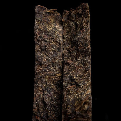 600g Hunan Anhua BaiLiang Cha Bing Bai Liang Golden Flower Dark Tea Hua Juan Tea