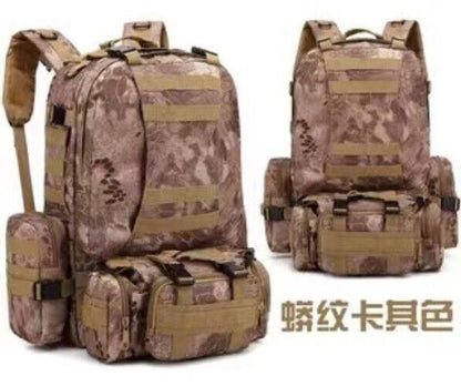 50L Tactical Backpack Army Backpack Sport Bag Outdoor Hiking Camping Travel