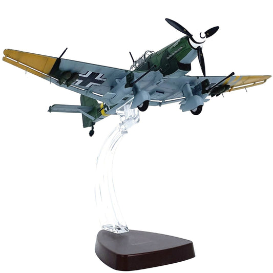 1/72 Scale Diecast Alloy German Stuka JU-87G2 Attack Plane Aircraft Model