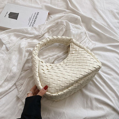 Small SYNTHETIC Leather Woven Tote Bags Shoulder Bag Fashion Summer Handbags Sac