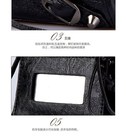 Mini Small Bags Crossbody Women Pu Leather Shoulder Bags Black Hand Bags