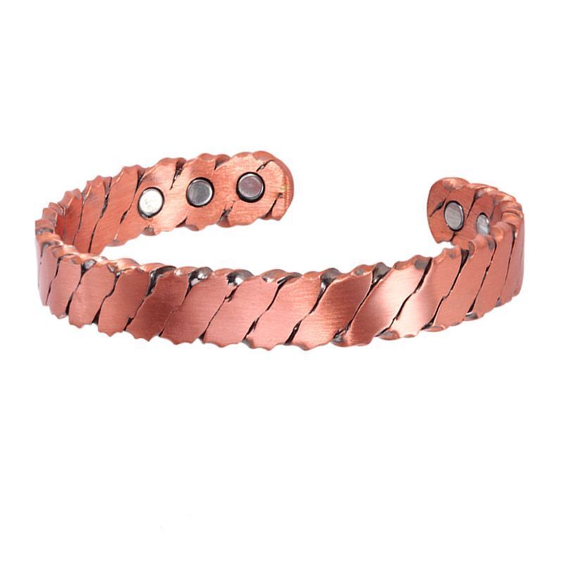 Women Healing Bracelet Tibetan Pure Copper Magnetic Men Fashion Jewelry Bangles