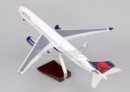 1:135 47CM DELTA AIRBUS A330 Passenger Plane Landing Gear Resin Aircraft Model