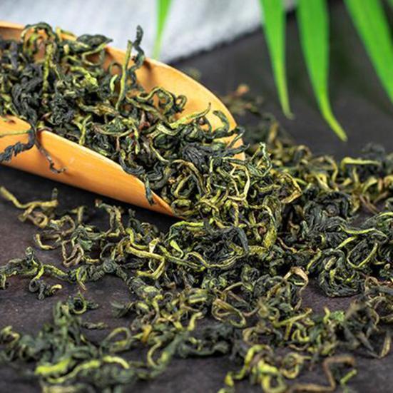 70g/Can Curly Traditional Dark Green Handmade Leaf Tea