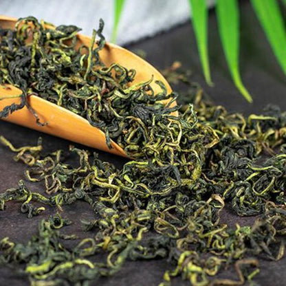 70g/Can Curly Traditional Dark Green Handmade Leaf Tea