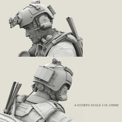 1/16 resin figures model Seal soldier Unassembled Unpainted