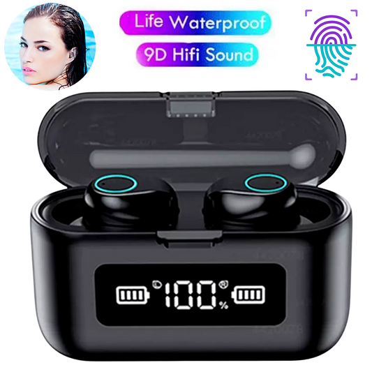 Bluetooth Earbuds for Smart Phone Cell Wireless Earphone Headset IPX7 Waterproof