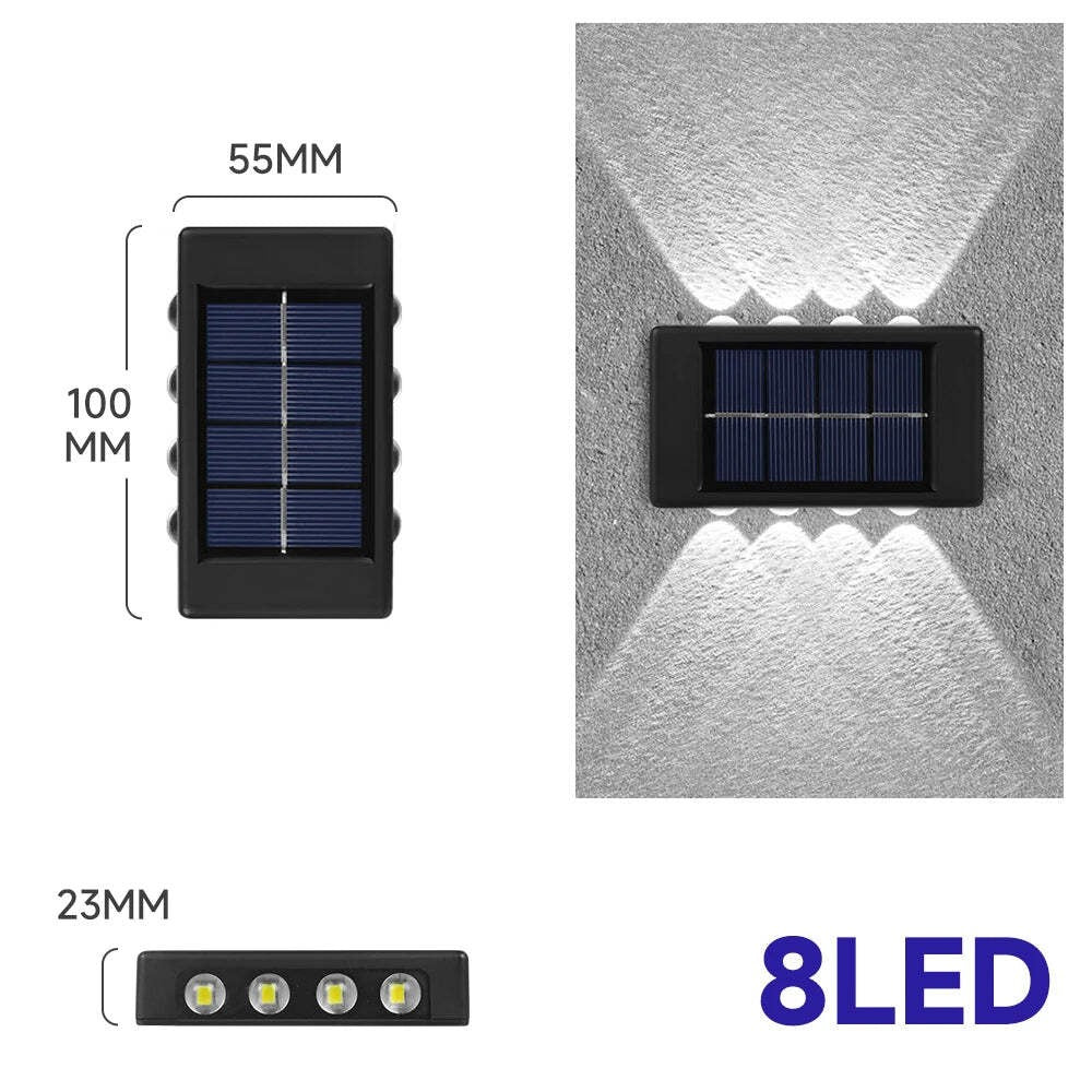 Solar Wall Lights Outdoor – Modern LED Porch & Garden Lamp