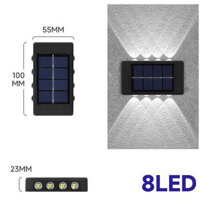 Solar Wall Lights Outdoor – Modern LED Porch & Garden Lamp