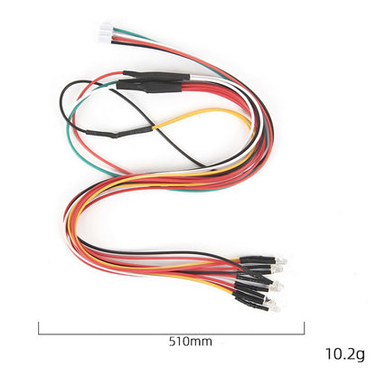 Upgrade RC Car Light Group Lamp Kit for WPL D-12 1/10 Scale RC Drift Truck