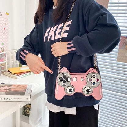 Synthetic Leather Messenger Bag Small Chain Shoulder Crossbody Purse 16*24*7 CM