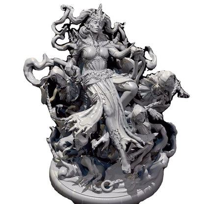 1/24 resin figure model Fantasy Soul Queen 3D Printing unassembled unpainted