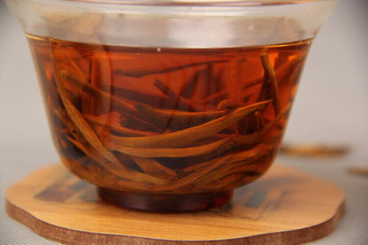 Supreme Yunnan Black Tea Fengqing Dian Hong Golden Buds Needle Dianhong 250g