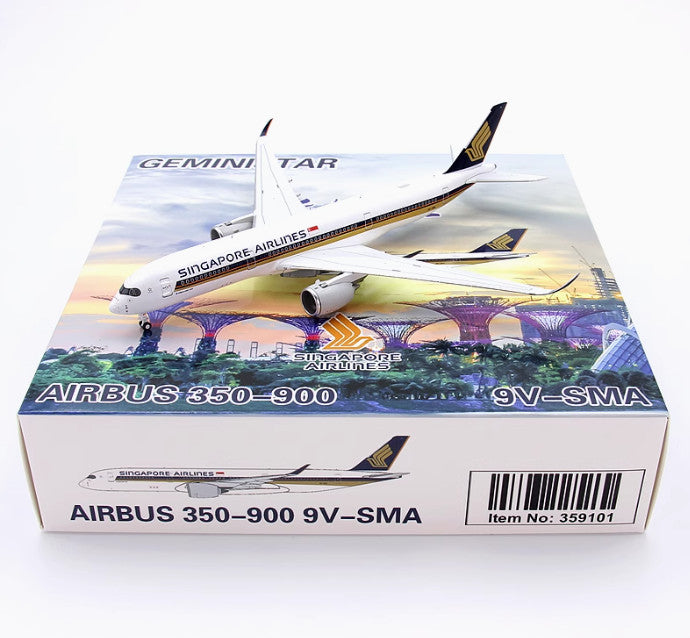 1/400 Singapore Airlines Airbus A350-900 9V-Sma Aircraft Model