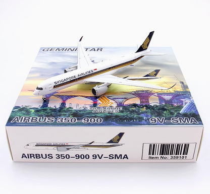1/400 Singapore Airlines Airbus A350-900 9V-Sma Aircraft Model