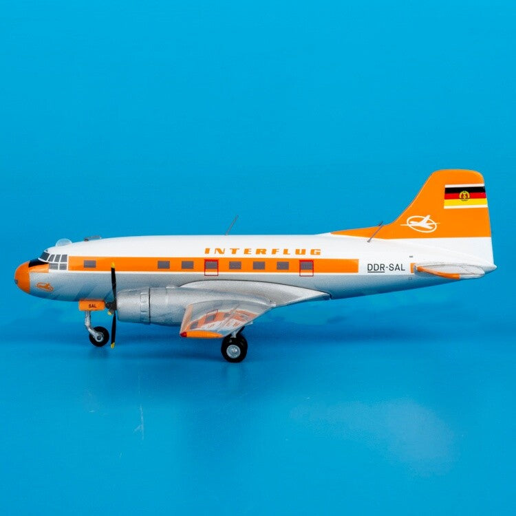 1:200 Phoenix Interflug Ilyushin Il-14 Airplane Plane Diecast Aircraft Model