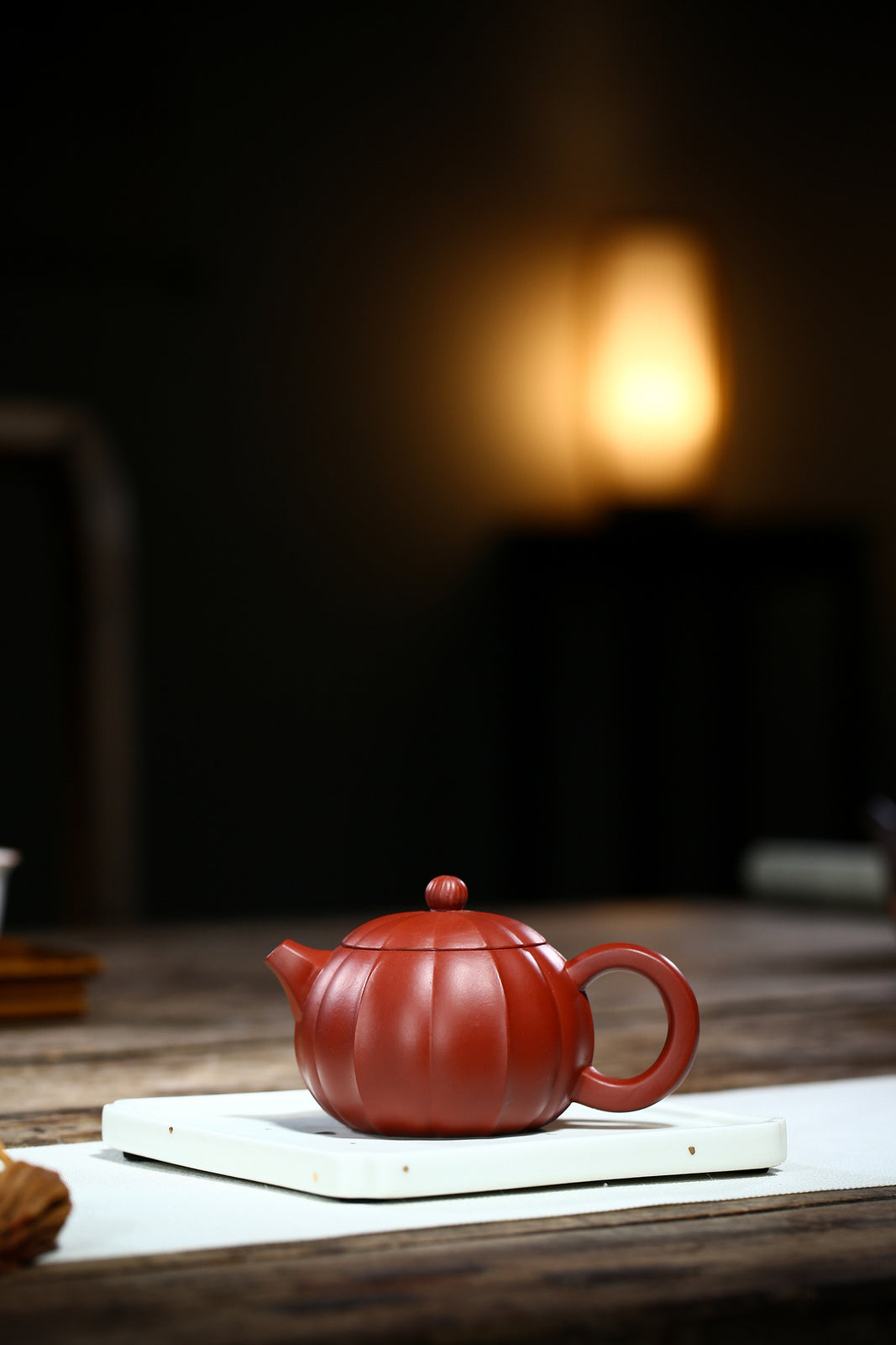 Chinese Yixing Zisha Pottery Clovershrub Clay 200ML Muscle Grain Xishi Teapot