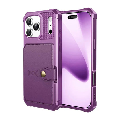 Tough Multi Slot Phone case Case with Portable Card Slot Cover for iphone17/16