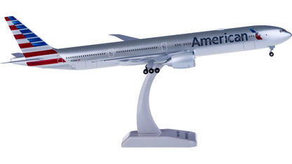 1:200 37CM Hogan American BOEING 777-300ER Passenger Airplane ABS Plastic Model