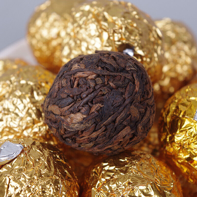 500g Dragon Pearl Puerh Loose Tea Golden Bud Dragon Pearl Ancient Tree Ripe Tea