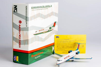 1:200 NG Model America West Bombardier CRJ200LR Airplane Diecast Aircraft Model