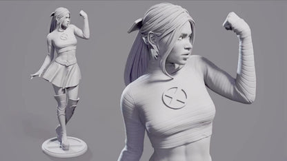 1/24 resin figure model kit Fantasy Storm 3D Printing Unassembled Unpainted