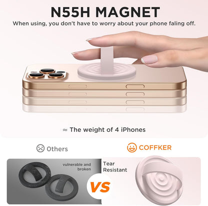Magnetic Phone Grip Ring Holder, Liquid Silicone Magnet Cell Phone Grip Finger L