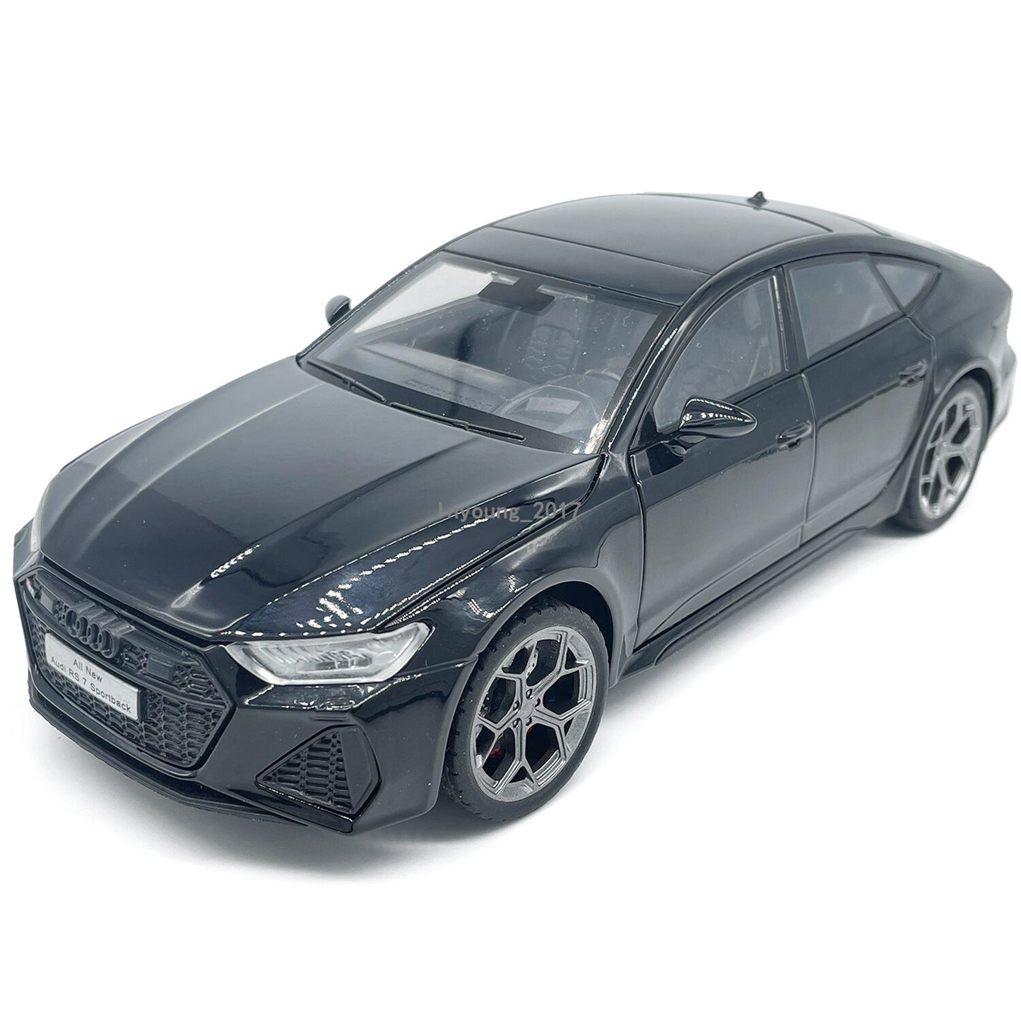 1/24 Scale Audi RS7 Sportback Model Car Diecast Toy Cars 4 Doors Open Pull Back