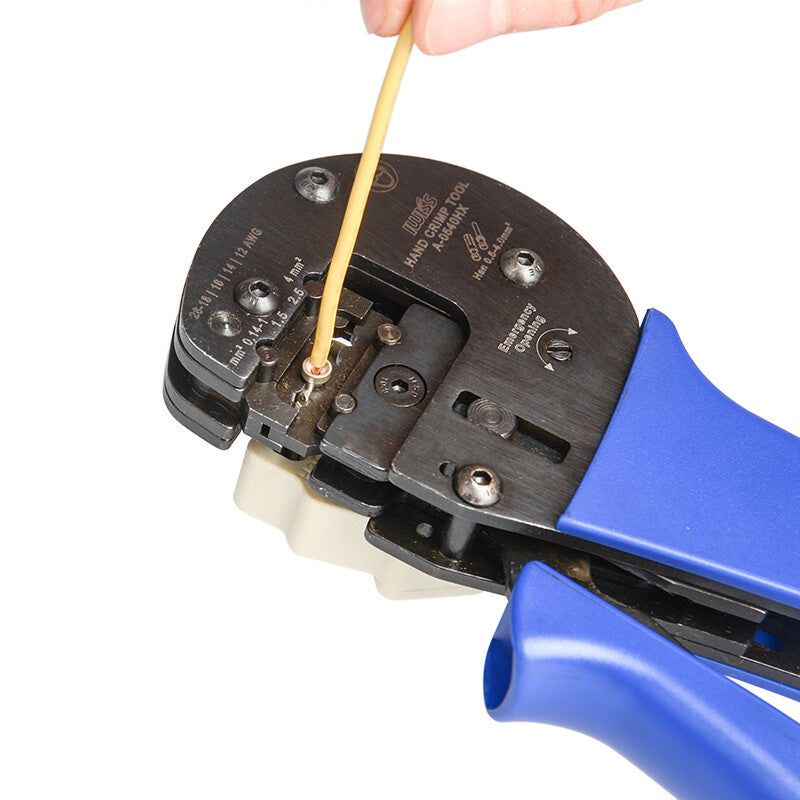 IWISS A-0540HX Hand Crimping Tools for 0.14mm2-4.0mm2 AWG26-12 with Locator