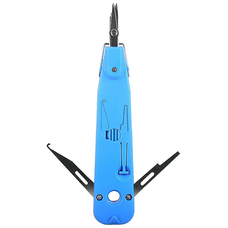 110 Wire Cutter Telecom Pliers Knife Tool for Voice Module Network Cable Patch