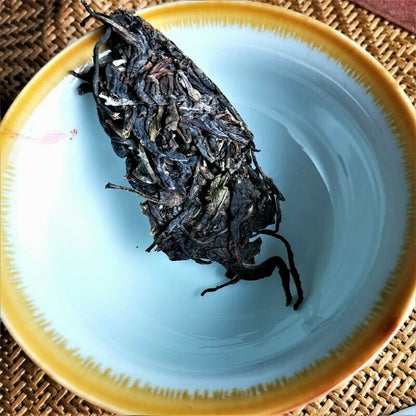 357g/12.59oz Top Impression Peacock Cha Tea Cake Premium Pu'er Tea Health Drink