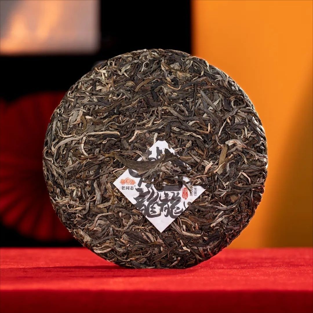 Haiwan 2024 Raw Puer tea "Dragon" Teng Da Raw Pu Er Cake 400g