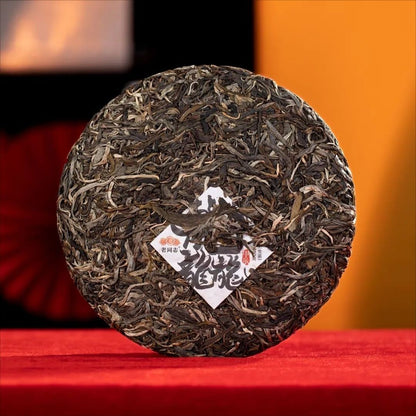 Haiwan 2024 Raw Puer tea "Dragon" Teng Da Raw Pu Er Cake 400g
