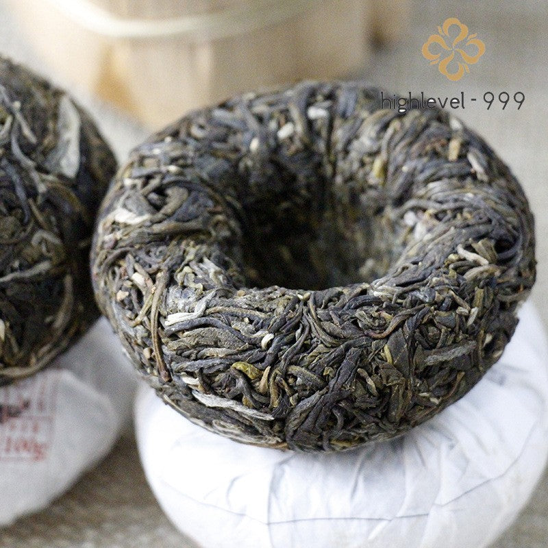 100g Raw Pu'er Tuo Tea Yunnan Lincang Mengku Ancient Tree Spring Dried Leaf Tea