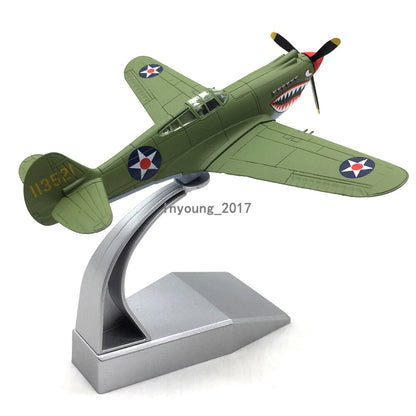 1/72 WWII US Curtiss Wright P-40 Plane Model Aircraft Diecast Airplane Model