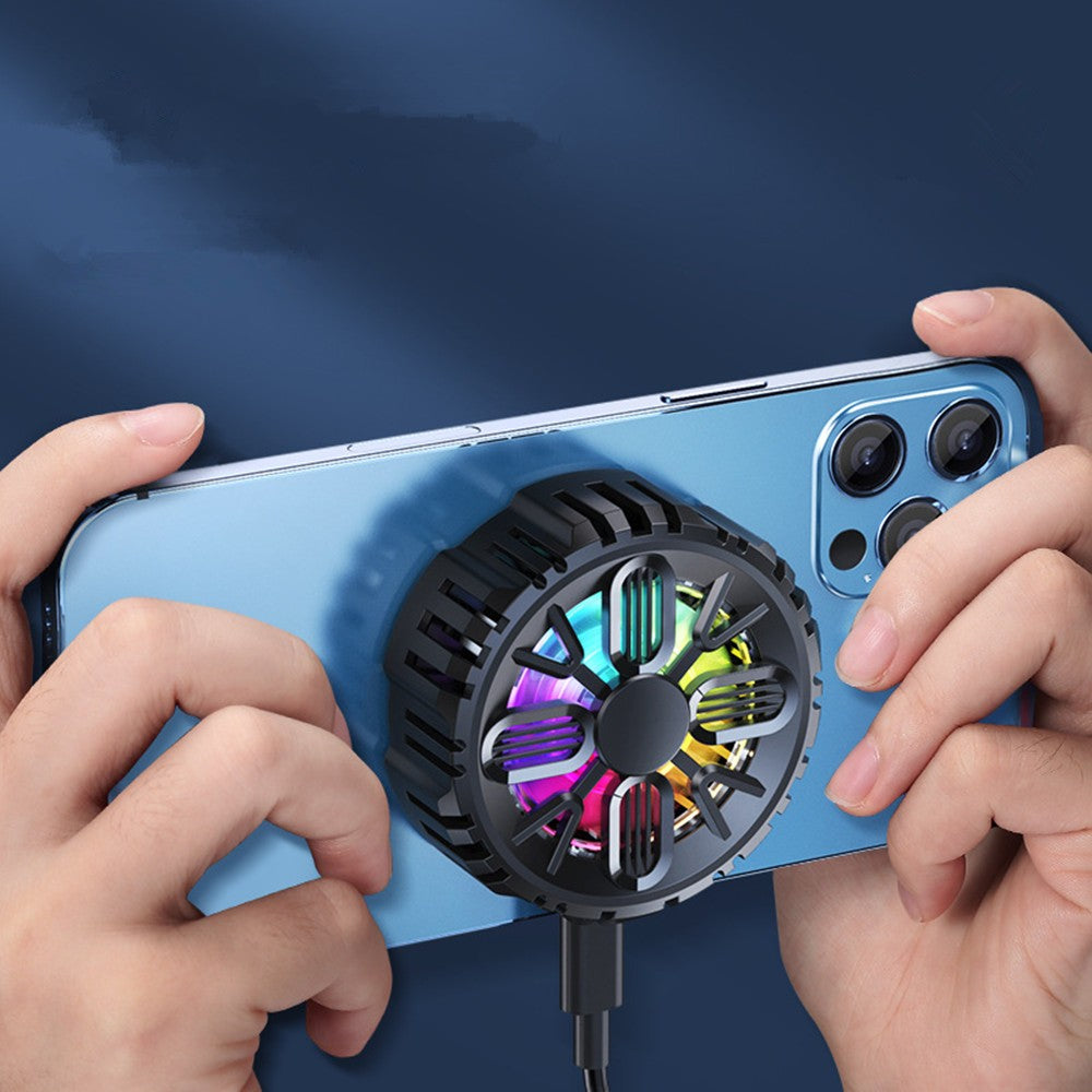 65mm RGB Cooler Radiator Phone Tablet Game Semiconductor Heatsink Cooling Fan G