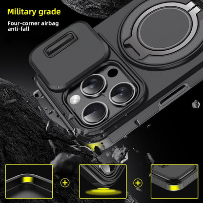 Compatible with iPhone 17 Pro Max/16 Pro, Window Mount Shockproof Phone Case