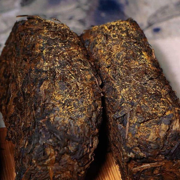 1000g Chinese Hunan Anhua Golden Flower Dark Tea*Fu Zhuan*Gold Fu Brick Tea