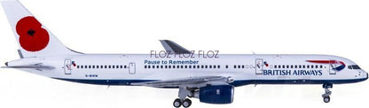 for NG Models for British Airways for Boeing 757-200 G-BIKW 1:400 Airplane Model