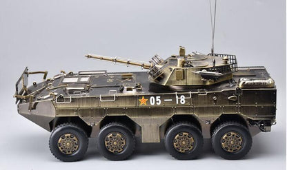 TEERBO CHINA Type 8X8 Wheeled Type 09B Bronze 1/22 DIECAST MODEL FINISHED TANK