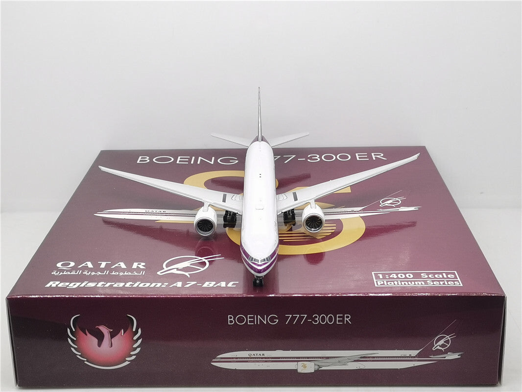1:400 Phoenix QATAR BOEING B777-300ER Airplane Diecast Aircraft Plane Model