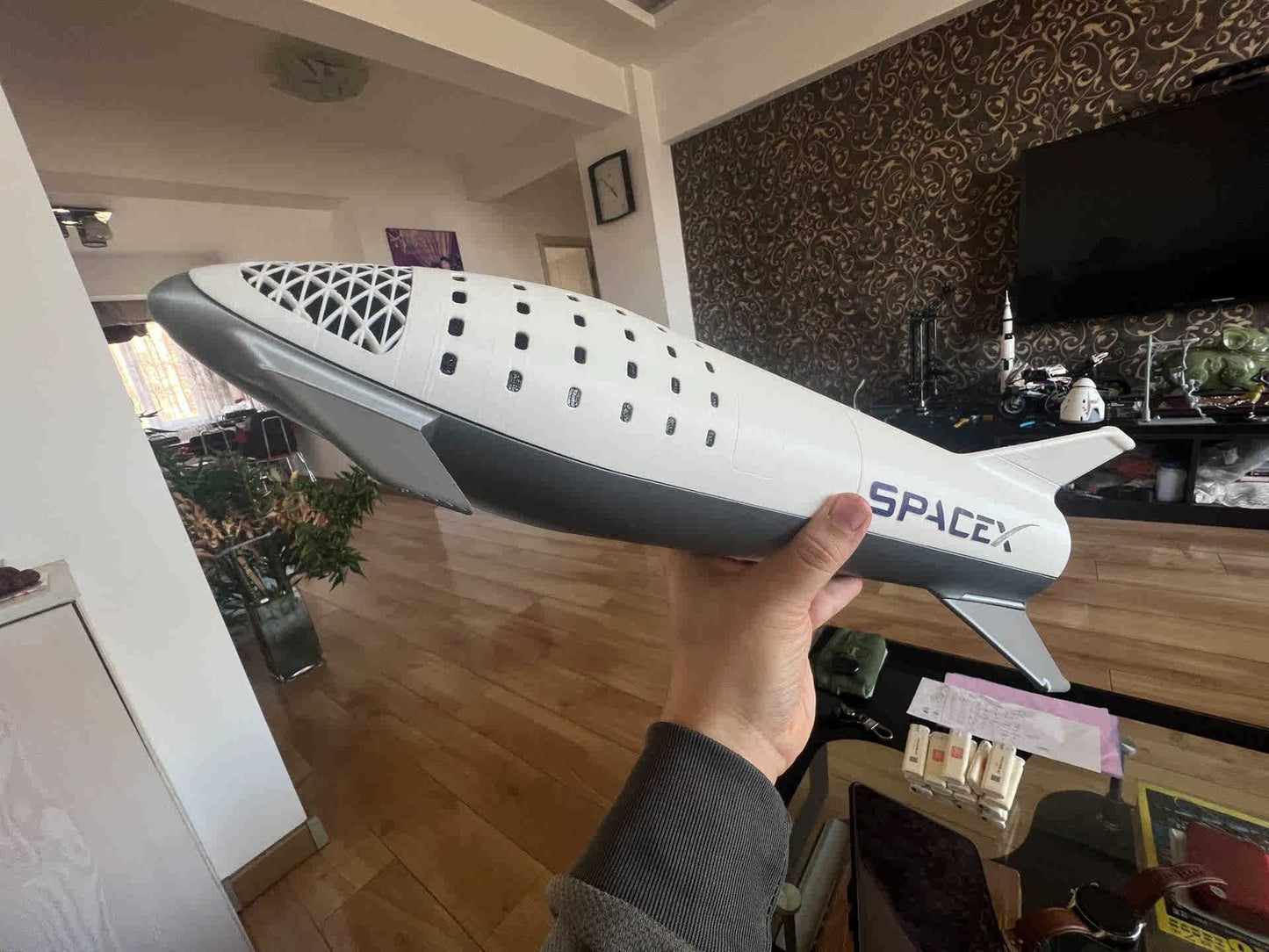 1/144 Scale Spacex Starship Painted Model 3D Print
