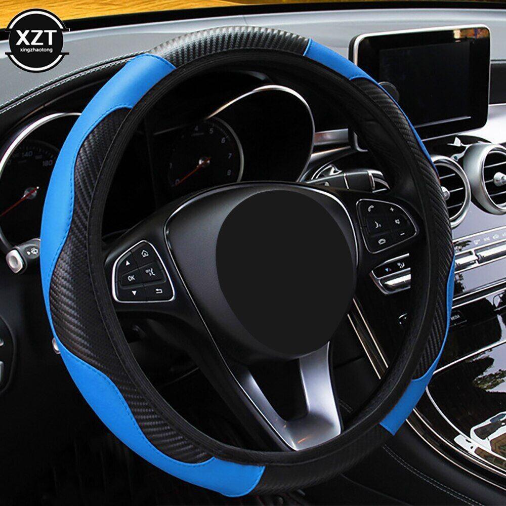 New Funda Para Volante Cuero Negro Coche Antideslizante Universal 50% Off