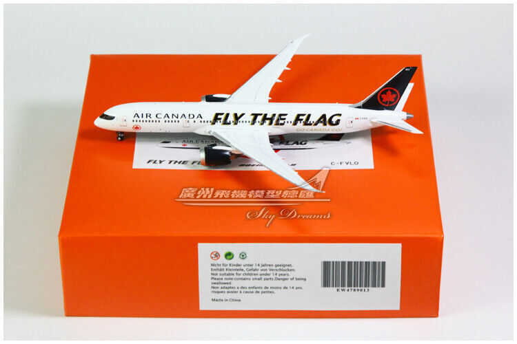 1:400 JC WINGS AIR CANADA B787-9 Passenger Airplane Diecast Aircraft Plane Model