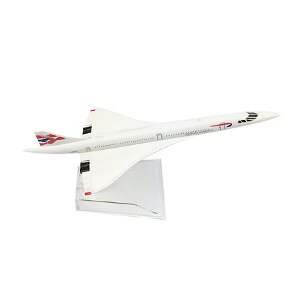 Airplane Model Planes 16cm British F-BVFB Concorde Model 1:400 Alloy Collection