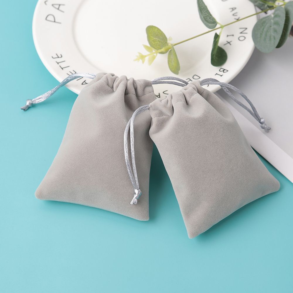 Jewelry Pouches 5Pcs Velvet Gift Packing Drawstring For Wedding Party Candy Bags
